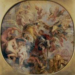 Minerva and Mercury Conduct the Duke of Buckingham to the Temple of Virtue, before 1625